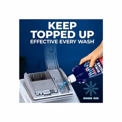 Finish Dishwasher Rinse & Shine Aid Lemon 400ml  For Drier Glasses, Spot Prevention