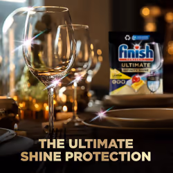 Finish Ultimate Infinity Shine Dishwasher Tablets, LEMON, 100 Dishwasher Tablets