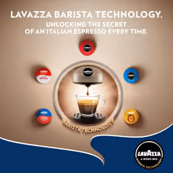 Lavazza A Modo Mio Espresso Passionale Coffee Capsules Arabica Warm Inviting Taste Intensity 11/13 Dark Roasting 40ml Espresso Compostable 36 Pods