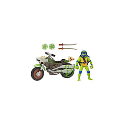 Teenage Mutant Ninja Turtles 83431CO TMNT Mutant Mayhem Ninja Kick Cycle with Exclusive Leonardo Figure. Ideal Present for Boys 4 to 7 Years Fans,