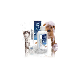 ICF | Ermidra Dog Shampoo For Itchy Skin Relief | Detangle Brittle Fur | Removes Bad Odours | Dog Shampoo And Conditioner For Pets With Sensitive Skin