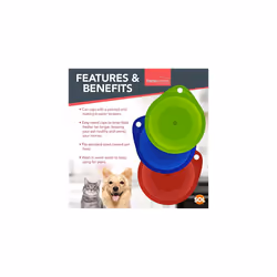 6pk Tin Can Lids for Dog Food | Assorted Colour Can Lid Tin Covers for Dog Food | Plastic Lids for Tin Can Covers for Tins Green, Blue, Red | Tin Lids