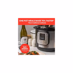 Instant Pot DUO 60 Duo 7-in-1 Smart Cooker, 5.7L - Pressure Cooker, Slow Cooker, Rice Cooker, Saut? Pan, Yoghurt Maker, Steamer and Food Warmer,