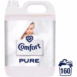 Comfort Pure Fabric Conditioner dermatologically tested gentle next to sensitive skin 4.8 L (160 washes)