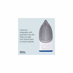 Morphy Richards 300401 Light Glide 100 Steam Iron, Blue/White, 2400 W