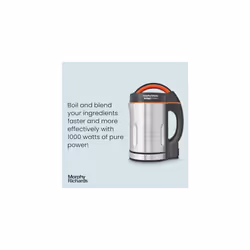Morphy Richards 48822 Soup maker, Stainless Steel, 1000 W, 1.6 liters