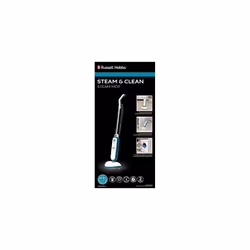 Russell Hobbs RHSM1001-G Steam and Clean Steam Mop White & Aqua - Free 2 year guarantee