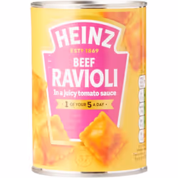 HEINZ Beef Ravioli Pasta, 400g (Pack of 6) - Freshly Made Pasta