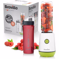 Breville Blend Active Personal Blender & Smoothie Maker  White & Green