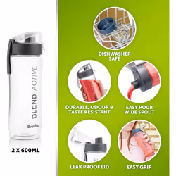 Breville Blend Active Personal Blender & Smoothie Maker  White & Green