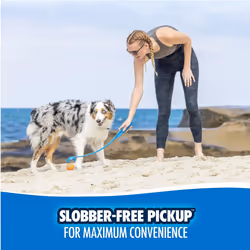 Chuckit! Pro Max Glow 18M Hands Free Dog Ball Pick Up & Throw Glow In The Dark Launcher With Medium Max Glow Rubber Ball, 46cm Long, Assorted Colours
