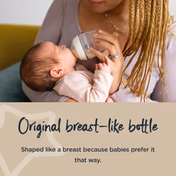 Tommee Tippee Closer to Nature Newborn Baby Bottle Starter Kit, Breast-Like Teats with Anti-Colic Valve, Mixed Sizes, Blue
