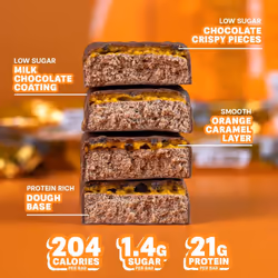 Grenade High Protein, Low Sugar Bar - Jaffa Quake, 12 x 60 g