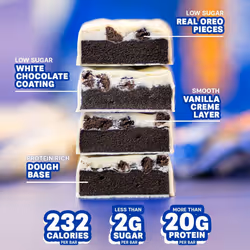 Grenade High Protein, Low Sugar Bar - OREO White, 12 x 60 g