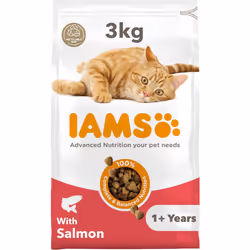 IAMS Adult Dry Cat Food Salmon 3kg