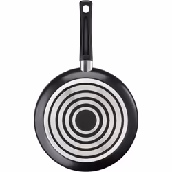 Tefal Taste Twin Pack, Aluminium Frying Pans, Pan Set, Pans 20 cm and 28 cm diameter, Non-Stick, Black, Pack of 2, B189S244