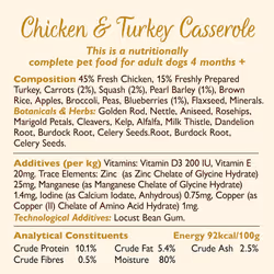 Lily's Kitchen Natural Adult Wet Dog Food Tin Chicken & Turkey 6 x 400g