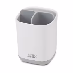Joseph Joseph Easy-Store Compact Toothbrush Holder Caddy Bathroom Storage White/Grey