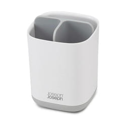 Joseph Joseph Easy-Store Compact Toothbrush Holder Caddy Bathroom Storage White/Grey