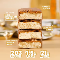Grenade High Protein Low Sugar Bar  Caramel Chaos 12 x 60 g