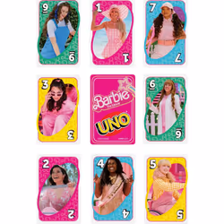 UNO Barbie The Movie Card Game, Inspired by the Movie for Family Night, Game Night, Travel, Camping and Partyââ, HPY59