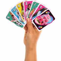 UNO Barbie The Movie Card Game, Inspired by the Movie for Family Night, Game Night, Travel, Camping and Partyââ, HPY59
