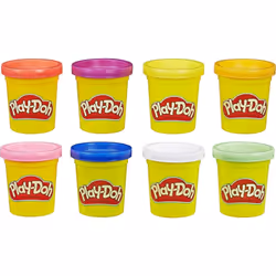 Play-Doh 8 Pack Rainbow Non-Toxic Modeling Compound with 8 Colours, Multicolor, 216 x 57 x 162 millimeters