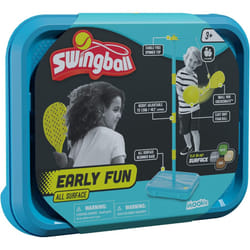 Early Fun All Surface Junior Swingball Set, For ages 3+, Introduction to Swingball, Foam Ball and little hands bats,  All Surface Base,36 x 46 x 10 cm