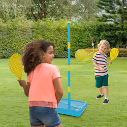 Early Fun All Surface Junior Swingball Set, For ages 3+, Introduction to Swingball, Foam Ball and little hands bats,  All Surface Base,36 x 46 x 10 cm
