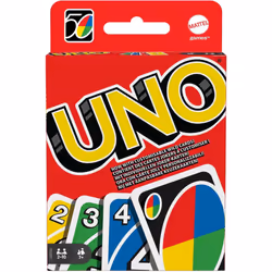 Mattel Games UNO, Classic Card Game for Kids and Adults for Family Game Night, Use as a Travel Game or Engaging Gift for Kids ...