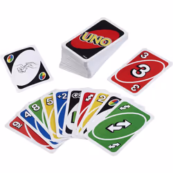 Mattel Games UNO, Classic Card Game for Kids and Adults for Family Game Night, Use as a Travel Game or Engaging Gift for Kids, 2 to 10 Players,