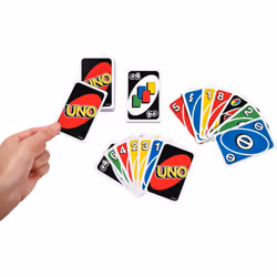 Mattel Games UNO, Classic Card Game for Kids and Adults for Family Game Night, Use as a Travel Game or Engaging Gift for Kids, 2 to 10 Players,