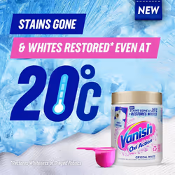 Vanish Gold Oxi Action Stain Remover and Whitening Booster Powder For Whites 1.5 kg  Restores Whiteness of Greyed Fabrics Packaging May Vary
