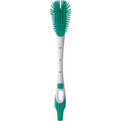 MAM Soft Baby Bottle Brush, Teat Brush with Hanging Hole for Easy Storage, Non-Scratch Brush, Ideally Suited for Cleaning Bot ...