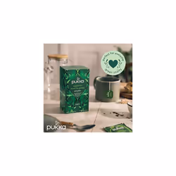 Pukka Herbs | Supreme Matcha Green Organic Herbal Tea | Green Tea and Matcha Powder | Perfect For Everyday Vitality | 4 packs | 80 Sachets