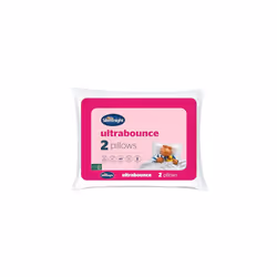 Silentnight Ultrabounce Back Pillows ? Soft Medium Support Hotel Comfortable Bounce for Stomach, Back and Side Sleeper ? Mach ...