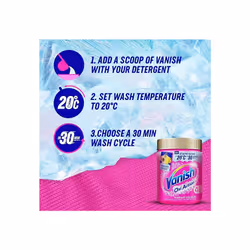 Vanish Gold Oxi Action Laundry Booster and Stain Remover Powder Colours 2.4kg Removes Tough Stain Even at 20 Keeps Colours Bright Safe on everyday