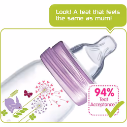 MAM Teats Size 2 Suitable for 2+ Months, MAM Medium Flow Teats with SkinSoft Silicone Fits All MAM Baby Bottles Baby Feeding Essentials Pack of 2
