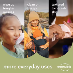 WaterWipes Plastic-Free Textured Clean Toddler & Baby Wipes 720 Count (12 Packs), 99.9% Water Based Wipes Unscented for Sensitive Skin