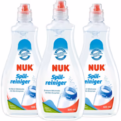 NUK Baby Bottle Cleanser 500 Ml Ideal for Cleaning Baby Bottles Teats & Accessories Fragrance Free Ph Neutral 3 Count