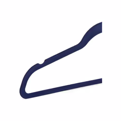 Amazon Basics Slim, Velvet Non-Slip Suit Clothes Hangers, 50-Pack, Navy Blue/Rose Gold