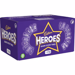 Cadbury Heroes Chocolate Bulk sharing Box, 2 kg (Pack of 1)