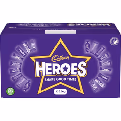 Cadbury Heroes Chocolate Bulk sharing Box, 2 kg (Pack of 1)
