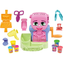 Play-Doh Hair Stylin' Salon Playset with 6 Cans, Pretend Play Toys for Girls and Boys Ages 3 and Up