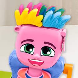Play-Doh Hair Stylin' Salon Playset with 6 Cans, Pretend Play Toys for Girls and Boys Ages 3 and Up