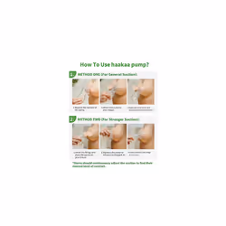 Haakaa Manual Breast Pumps Silicone Breastpump Breastfeeding Pump Milk Pump 100% Food Grade Silicone (4oz/100ml)