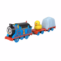 Thomas & Friends Motorized Toy Train Secret Agent Thomas Battery-Powered Engine with Cargo for Preschool Kids Ages 3+ Years, ...
