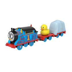 Thomas & Friends Motorized Toy Train Secret Agent Thomas Battery-Powered Engine with Cargo for Preschool Kids Ages 3+ Years, HMK03