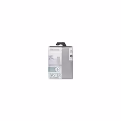 Brabantia size A (110x30 cm) Replacement Ironing Board Cover with Durable 2mm Foam Layer (Metallised) Easy-Fit, 100% Cotton