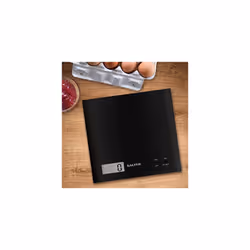 Salter 1066 BKDR15 Arc Kitchen Scale ? Digital Food Weighing Scales For Precise Cooking/Baking, Slim Platform for Compact Storage, Add & Weigh/Tare